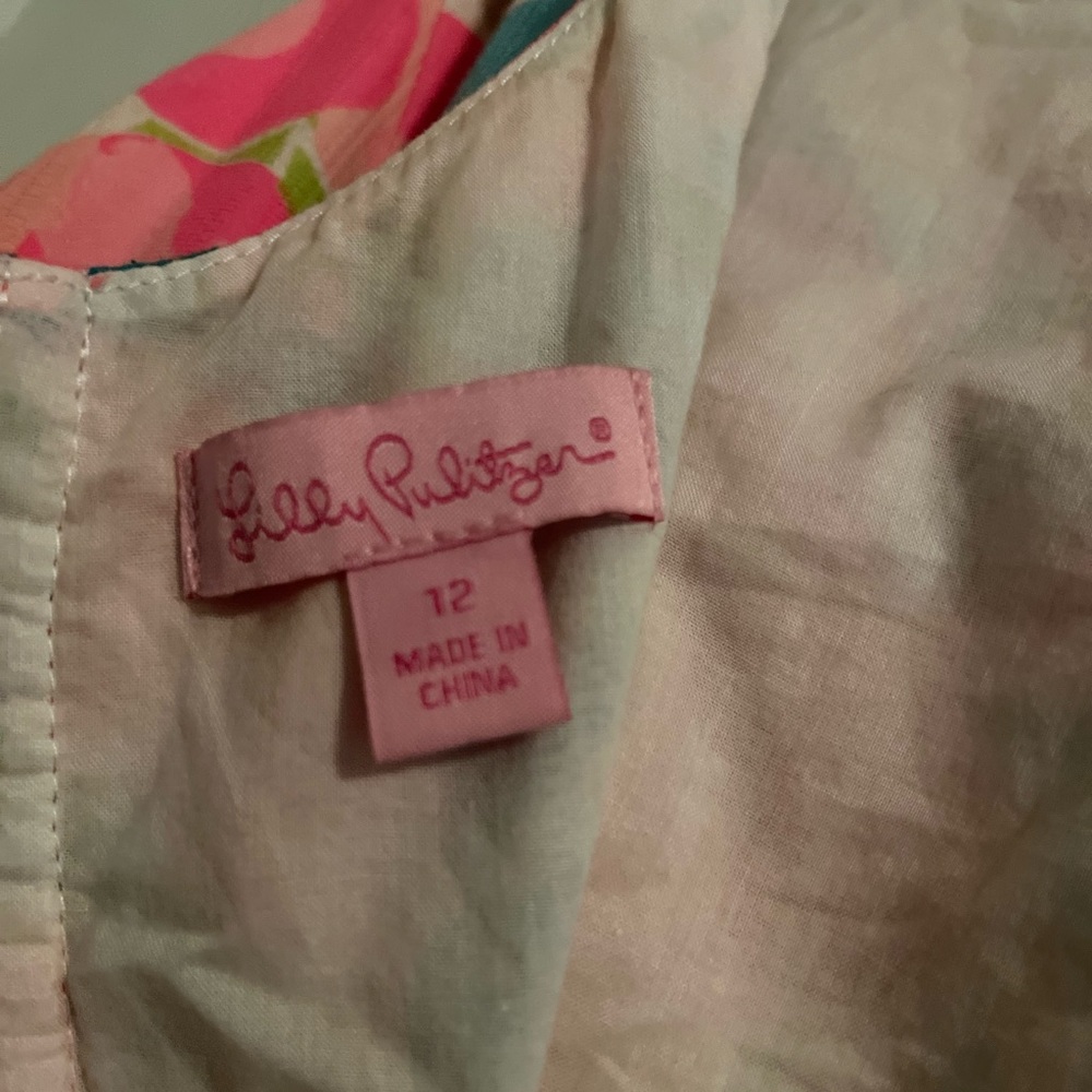 Lilly Pulitzer size 12 dress. excellent condition. - Picture 4 of 5